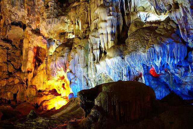 Cave in Halong Bay